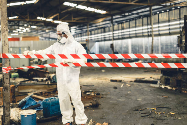 Professional Odor Removal technician working in Three Rivers, TX